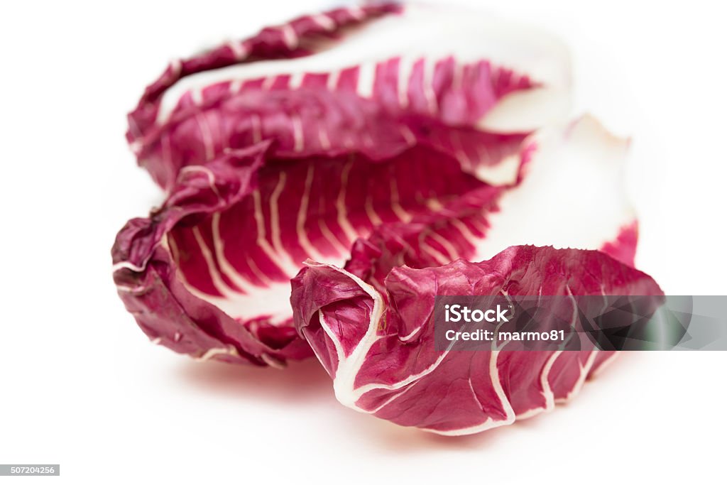 Red Chicory fresh red chicory isolated on white 2015 Stock Photo