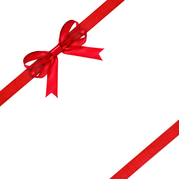istock red ribbon with bow on isolated white background 507209427