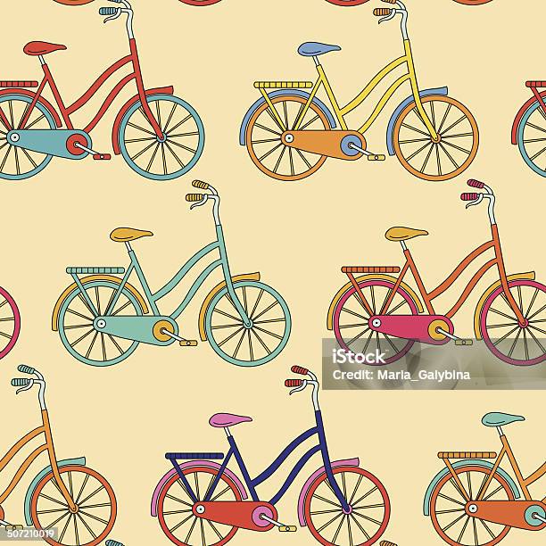 패턴 자전거 0명에 대한 스톡 벡터 아트 및 기타 이미지 - 0명, 고풍스런, 귀여운