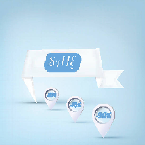 istock Sale banner. Vintage textured ribbon 507210772
