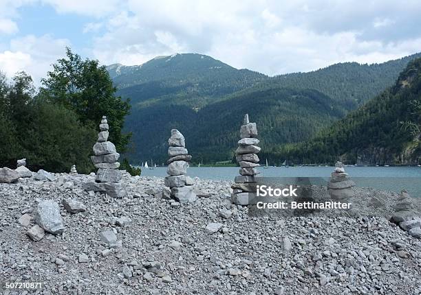 Cairns Stock Photo - Download Image Now - Achensee, Gravel, Horizontal