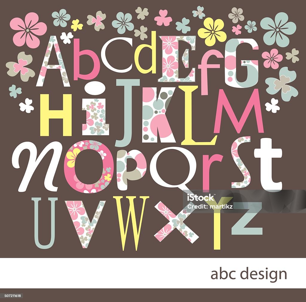 Vector Alphabets Design Alphabet Design Stock Illustration - Download Image Now - Abstract ...