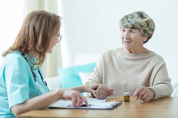 istock Senior woman at doctor's office 507211998