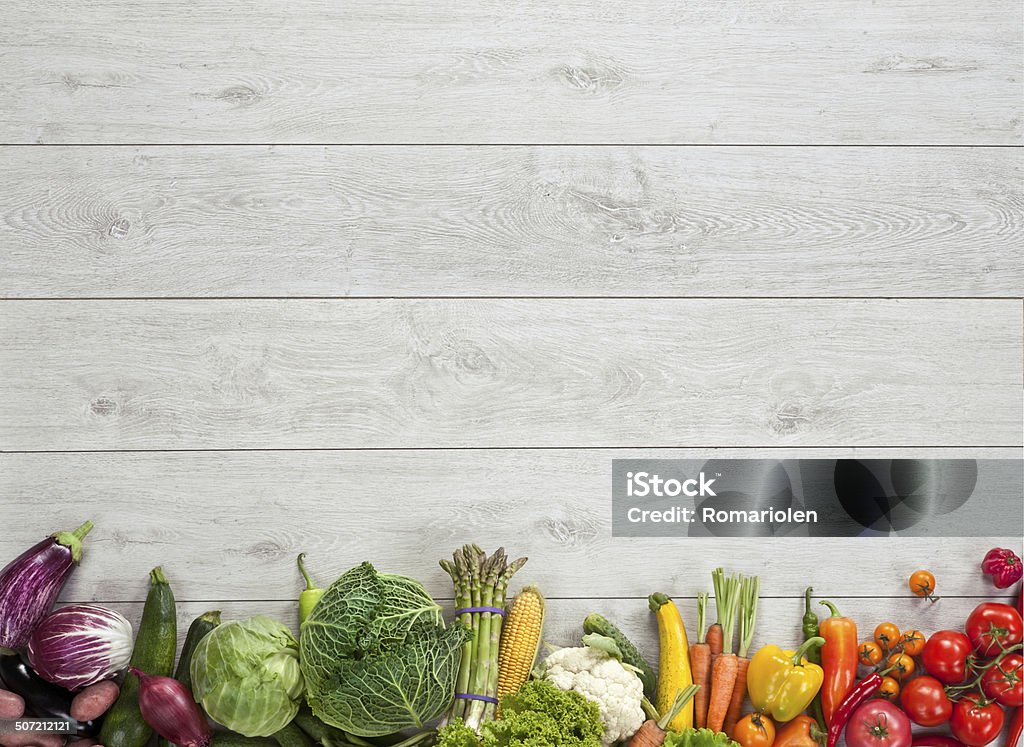 Gesundes Essen Hintergrund - Lizenzfrei Gemüse Stock-Foto