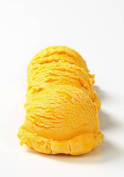 istock Scoops of yellow ice cream 507212970