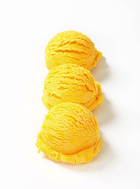 istock Scoops of yellow ice cream 507213038