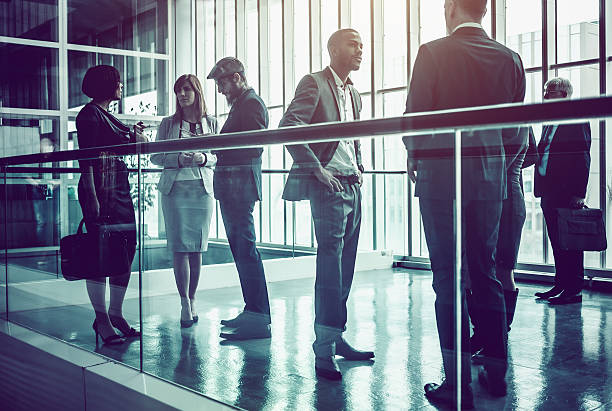 istock Business people in the office lobby 507215318