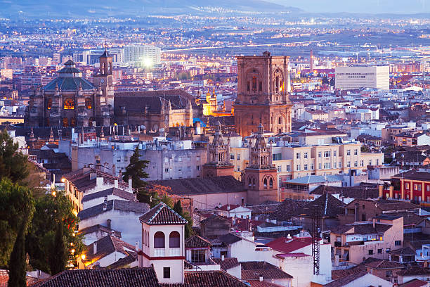istock Top view of  Granada in evening 507216510