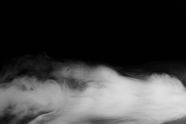 istock Abstract fog or smoke move on black color background 507217782
