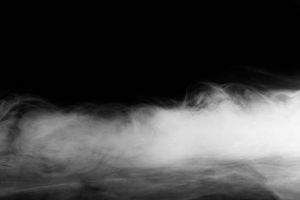 istock Abstract fog or smoke move on black color background 507218134