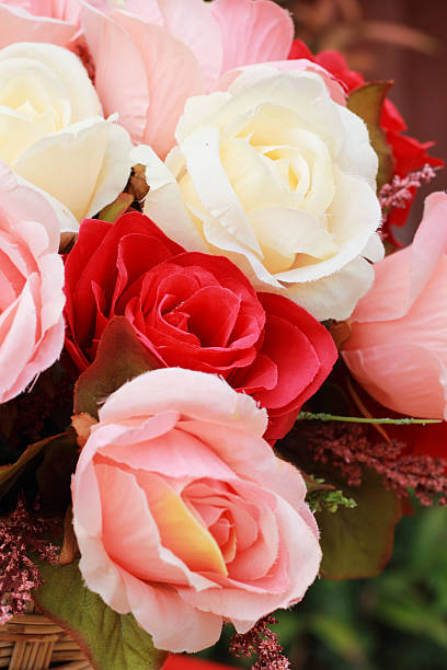 istock beautiful of rose artificial flowers 507236699