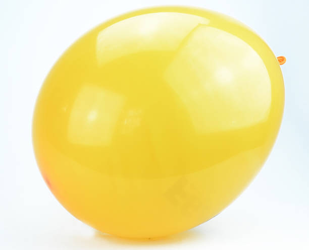 istock Orange birthday or party balloon 507240281