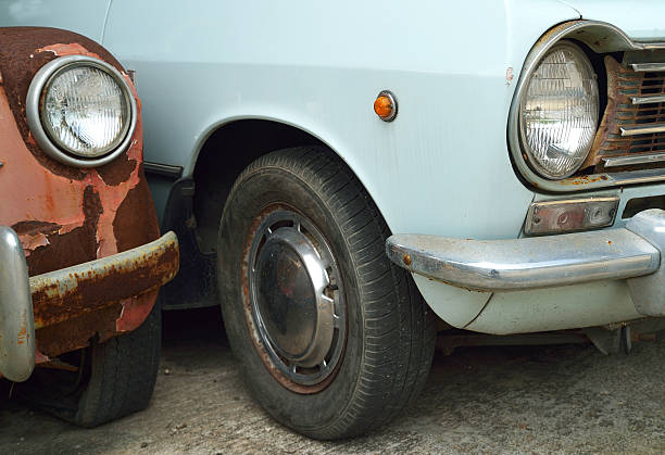 istock Vintage car detail 507243291