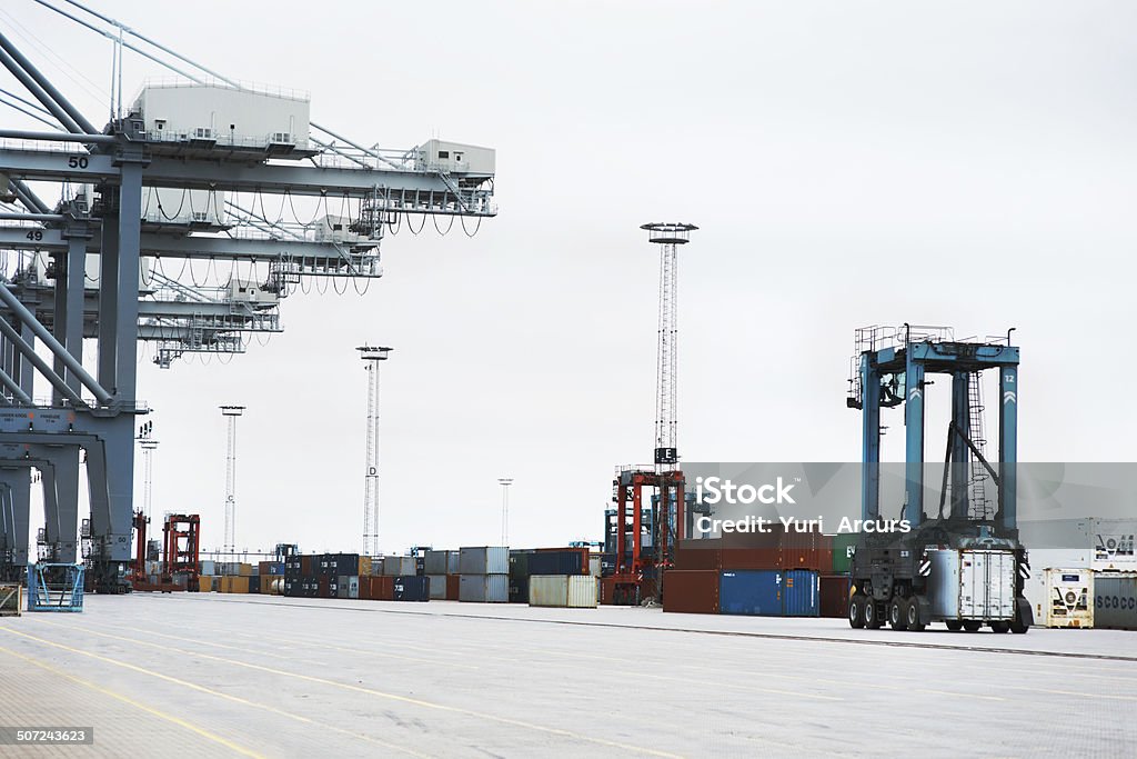 Nur noch einen Tag laden am dock - Lizenzfrei Behälter Stock-Foto