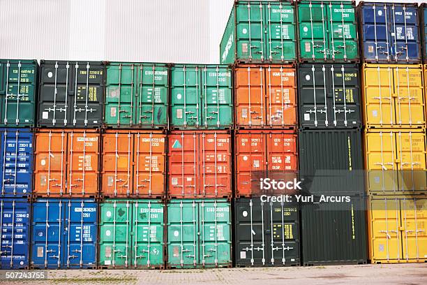 Sichere Aufbewahrung Für Besondere Cargo Stockfoto und mehr Bilder von Bunt - Farbton - Bunt - Farbton, Container, Behälter