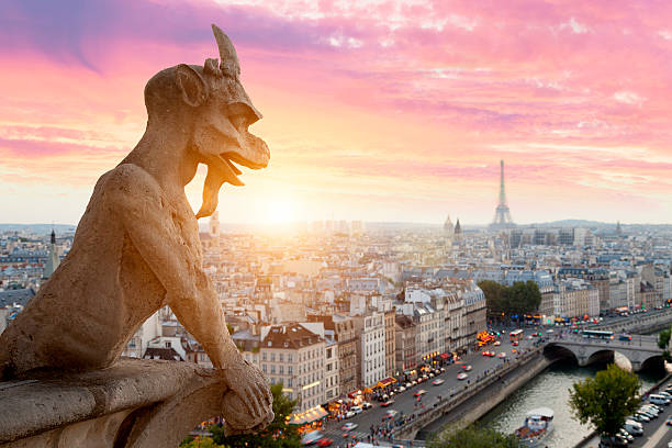 istock Paris skyline from Notre Dame de Paris Cathedral 507246852