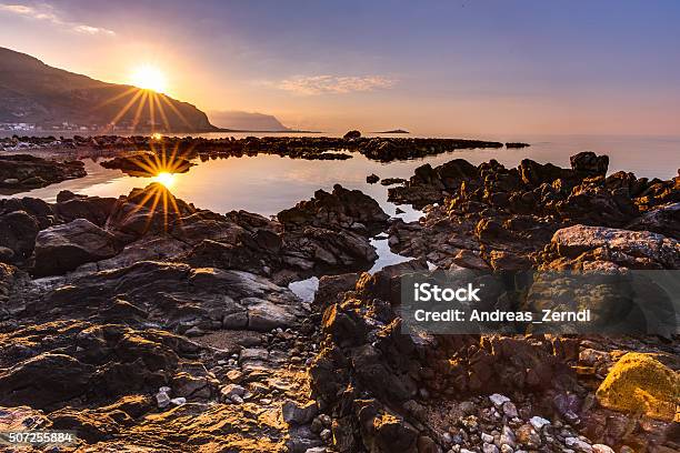 Captivating Coastal Sunset Stock Photo - Download Image Now - Atmosphere, Awe, Beauty