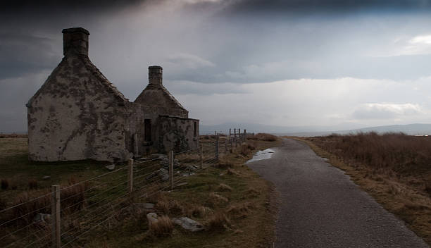 istock Ruined house on Scottish moorland 507257684