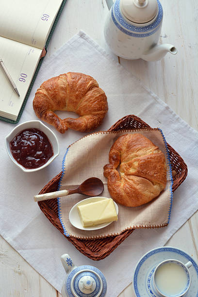 istock Croissants acompanied by marmalade 507259124