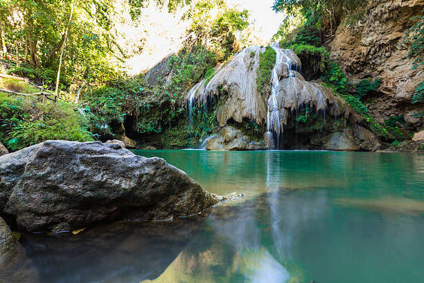istock Beautiful  waterfall, Koe Luang Waterfall in Lamphun, Thailand 507260608