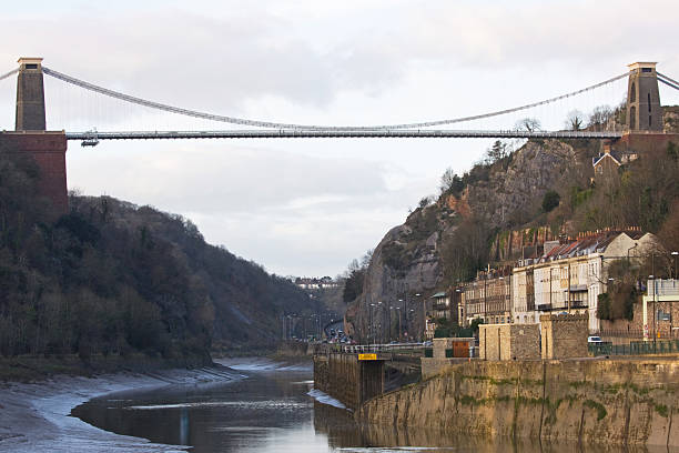 istock The Avon at low water beneath the Clifton suspension bridge 507262808