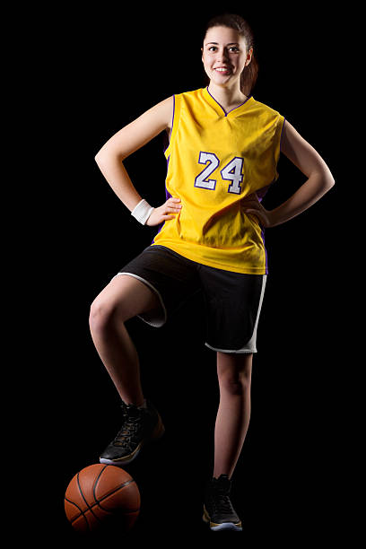 istock Young girl basketball player 507263174