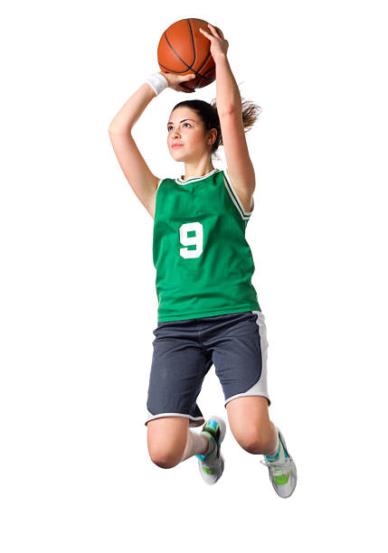 istock Young girl basketball player 507263266