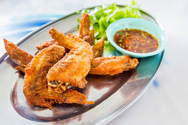 istock chicken wings with spicy sauce,Thai style. 507267663