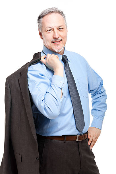 istock Male manager isolated on white 507269015
