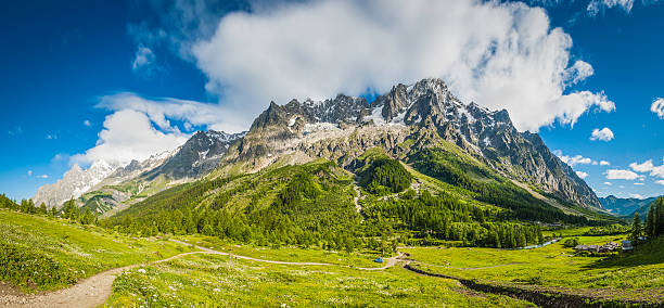 istock Alps summer meadows forest dramatic mountain peaks pinnacles panorama Italy 507269933