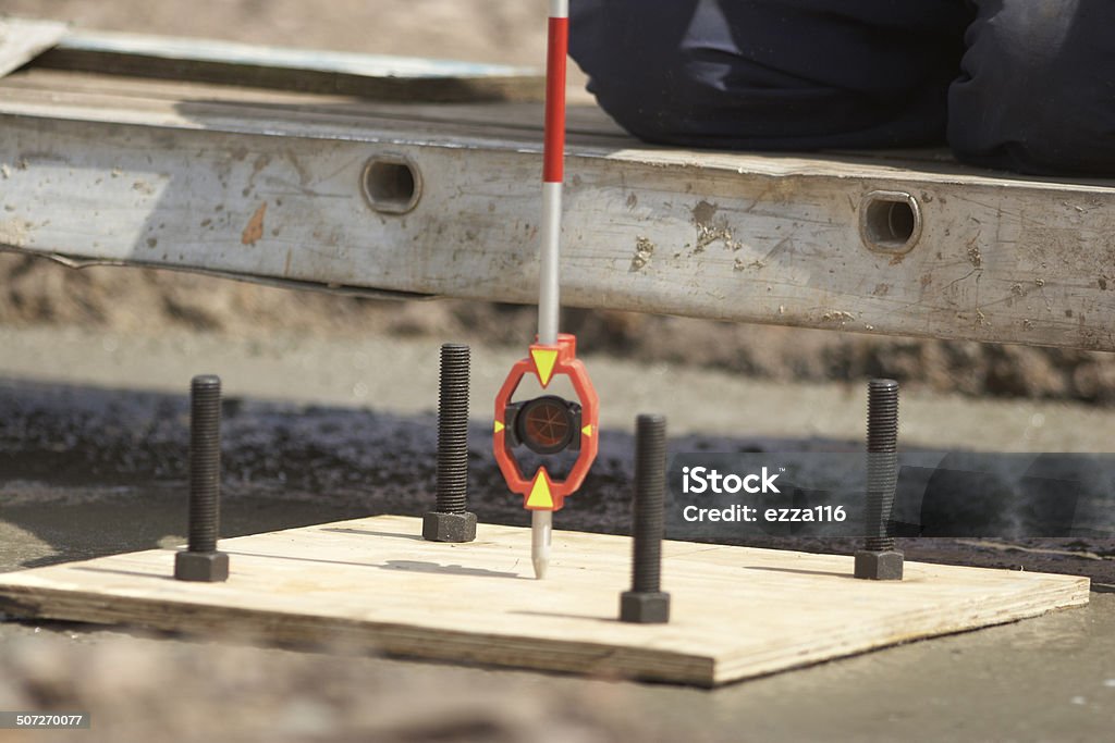 Setting Steel Setting Steel Column In Concrete Stock Photo - Download Image Now ...