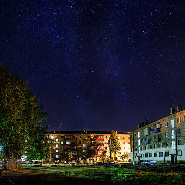 istock Big Milky Way above the house 507270320