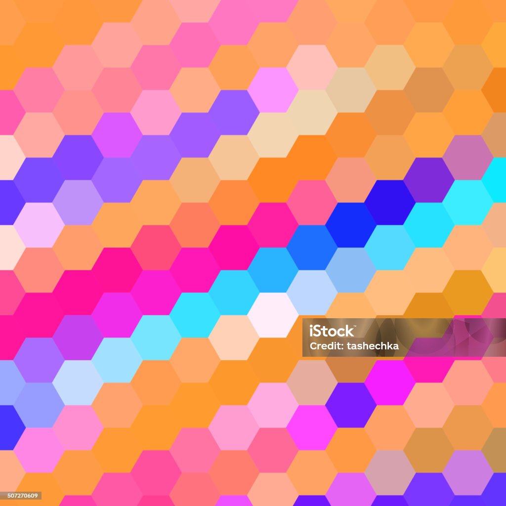 abstract background simple colorful background consisting of hexagons Backgrounds stock vector