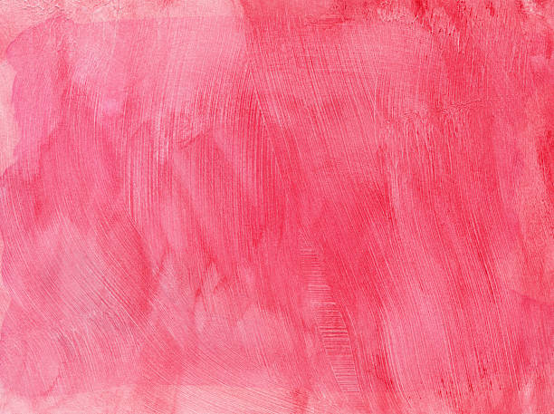 istock Hand painted salmon pink background with brush strokes 507270874