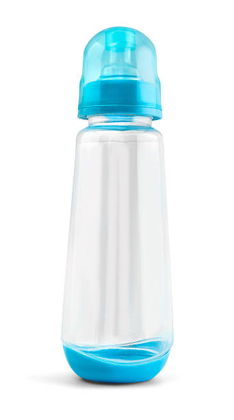 istock Baby nipple bottle isolated on white 507271000