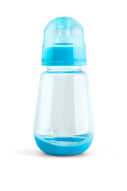 istock Baby nipple bottle isolated on white 507271046