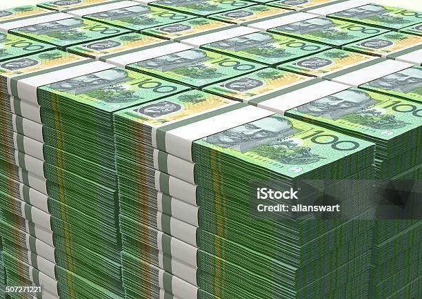 Australian Dollar Notes Pile Stock Photo - Download Image Now - Australia, Australian Dollars, Bundle