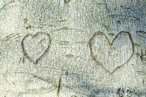 istock love drawing on snow in the winter 507271322