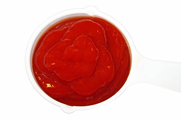 istock Ketchup measured out in a measuring cup 507272104