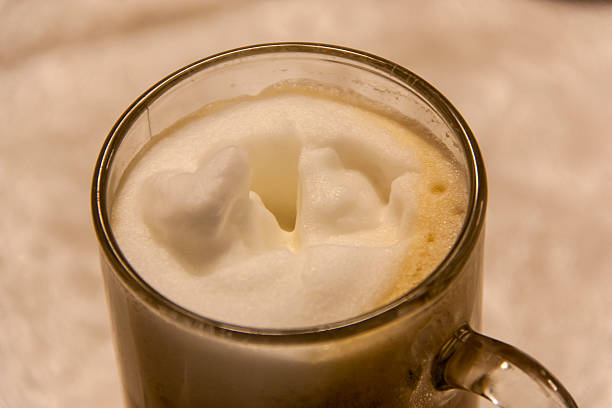 istock Top view of a cup of coffee 507273180