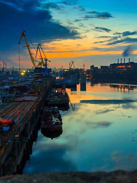 istock Industrial banks of the Dnieper 507273318