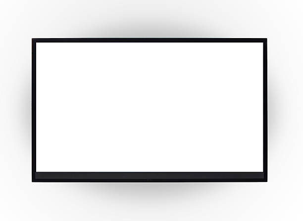 istock Led tv hanging on the wall background 507278670