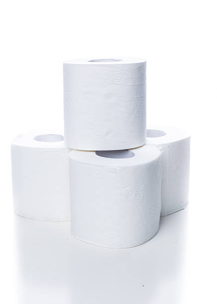 istock Rolls of toilet paper 507279250