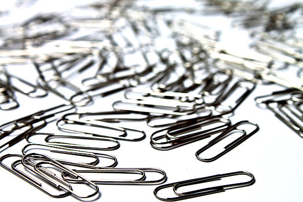 bunch of metal staples