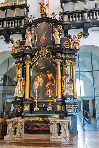 istock St. Michael Basilica interior at Mondsee, Austria. 507282688