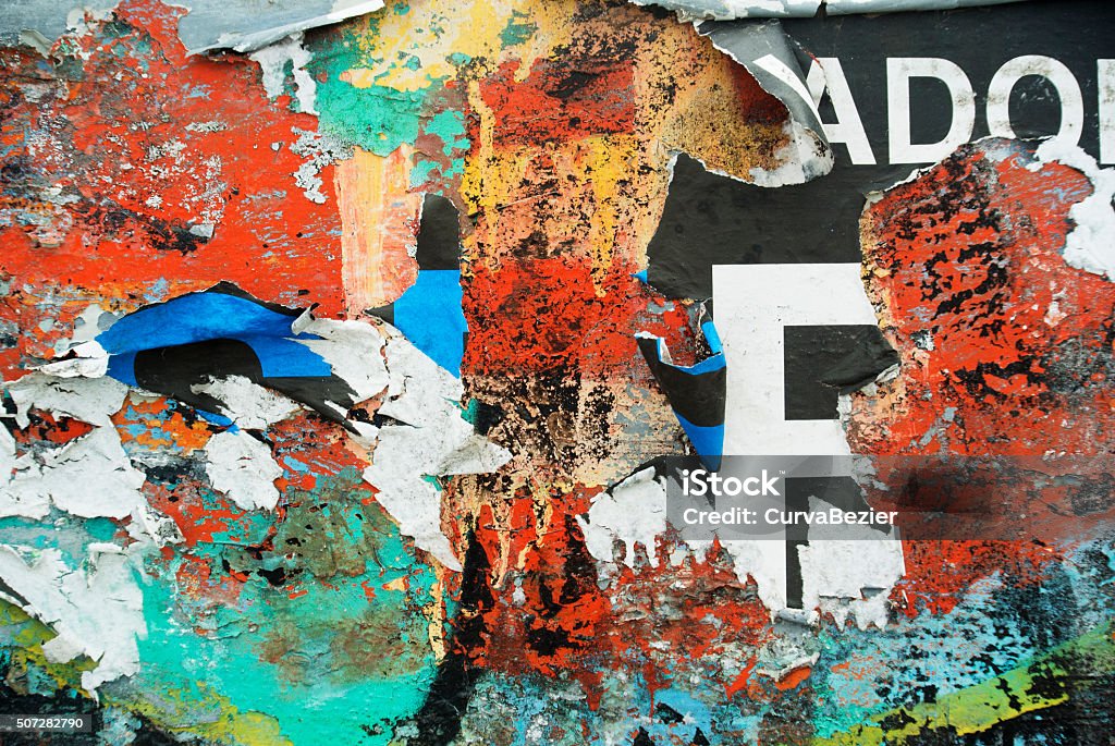 Random Collage Background Random Background Collage Paper Typography Texture On Wall Stock Photo ...