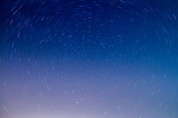 작은창자 동작 스타즈 전세계 극지 star - star trail clear sky tranquil scene circle 뉴스 사진 이미지