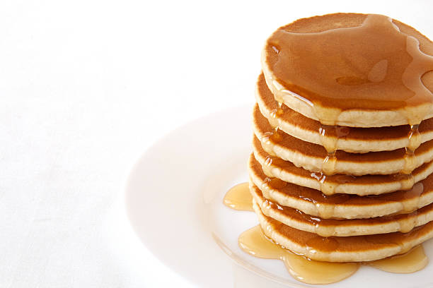 istock Pancakes with maple syrup. Pancake's Day 507286616
