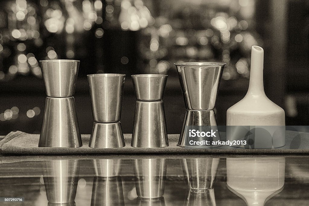 Measuring Cup Bar Stock Photo - Download Image Now - Bartender