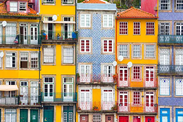 Photo of Ribeira, the old town of Porto, Portugal